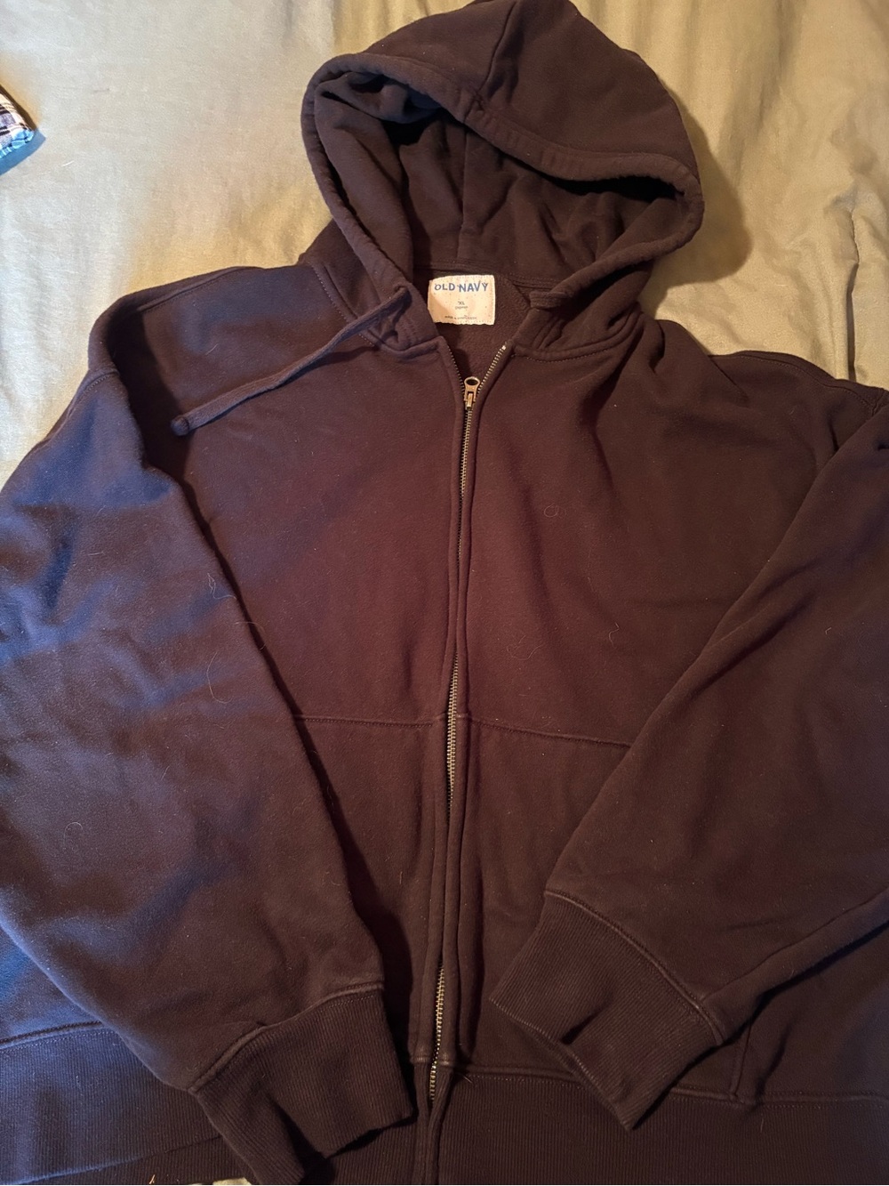 Old Navy black  Hooded Zip Sweatshirt
